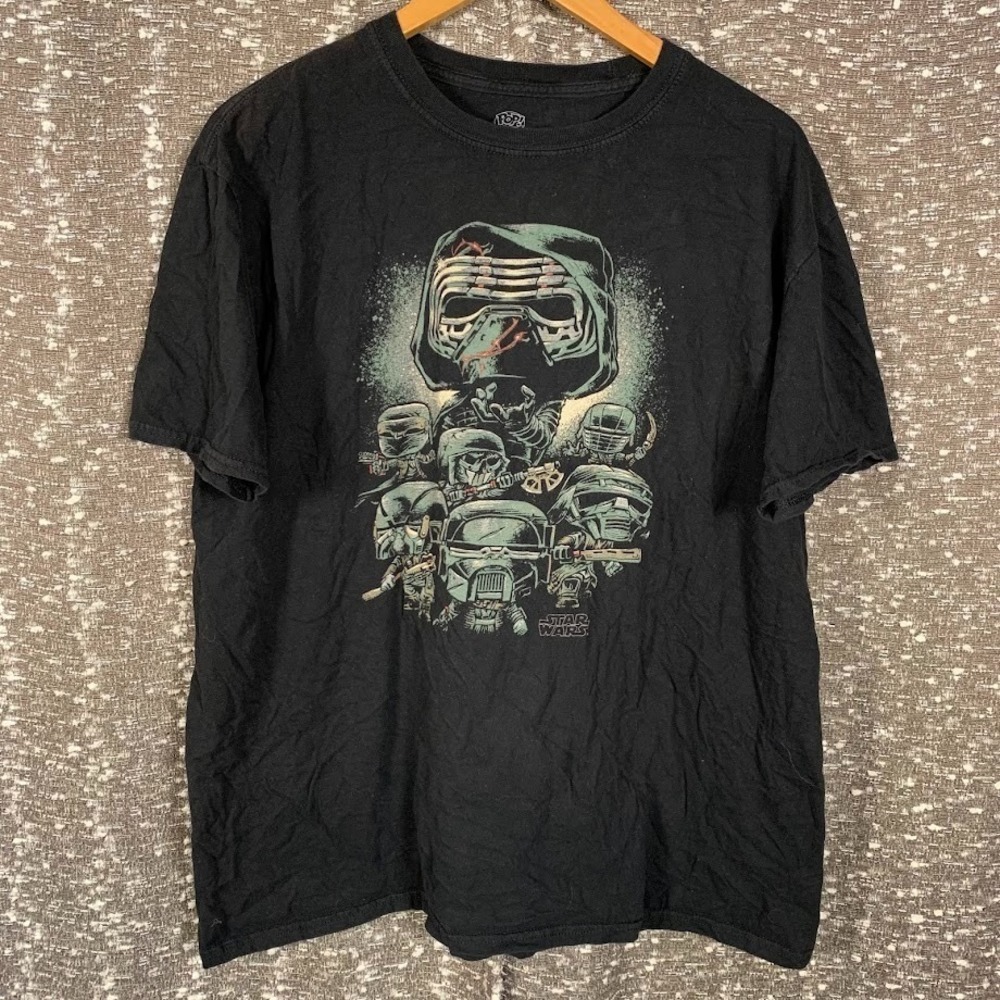 Star Wars Funko Pop Black T-Shirt Size XL Supreme‎ Leader Kylo Knights of Ren